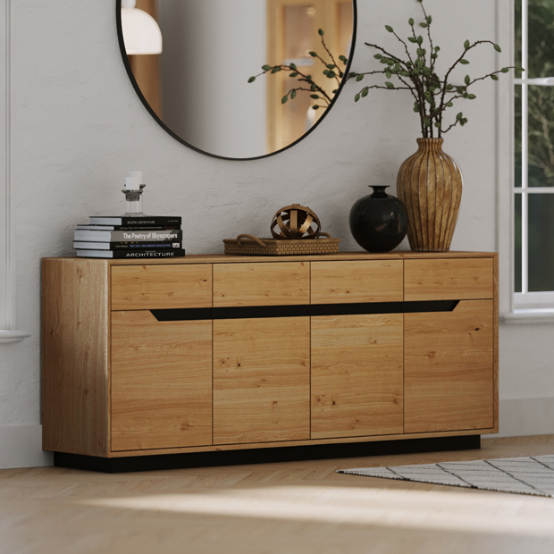 Matera 4 section Sideboard